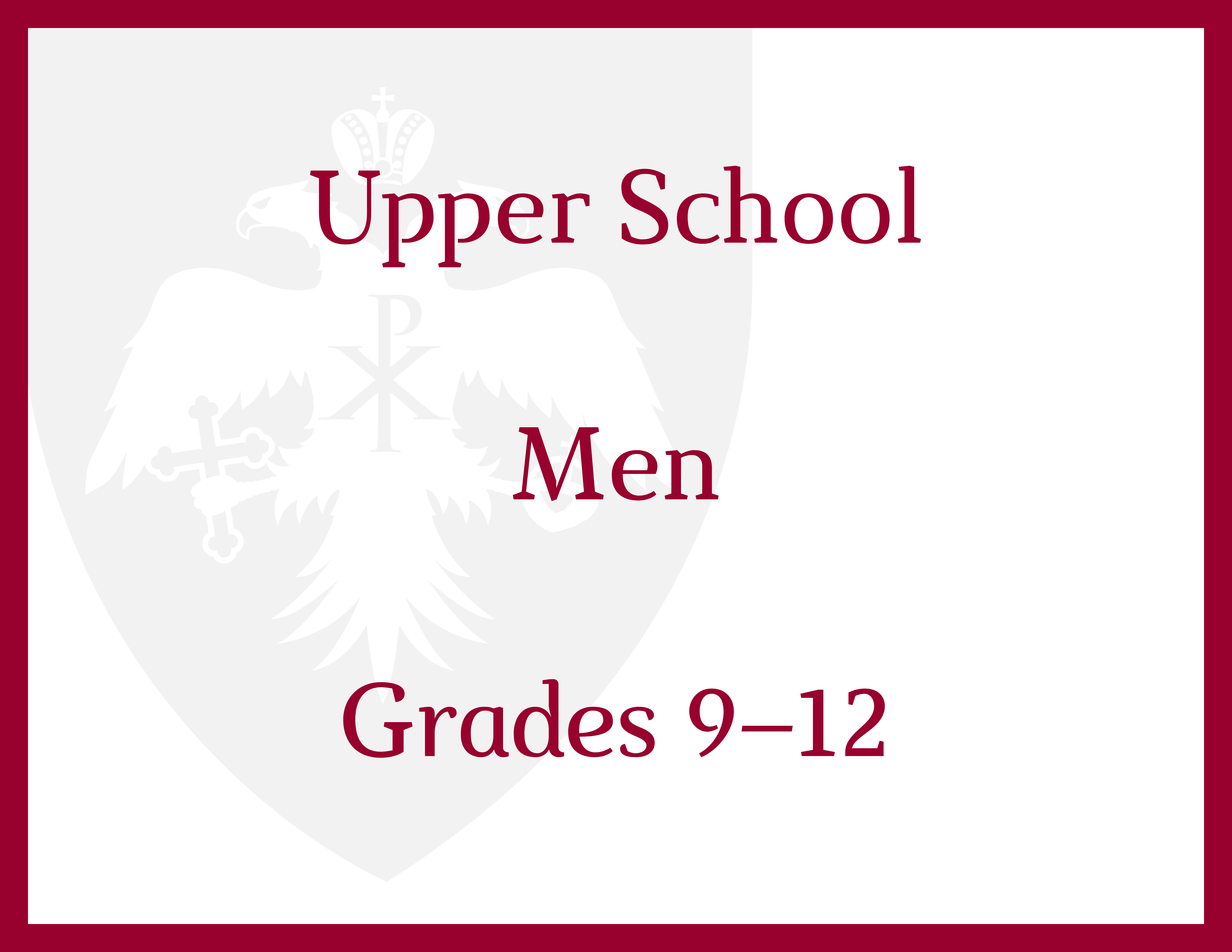 Upper School Boys
